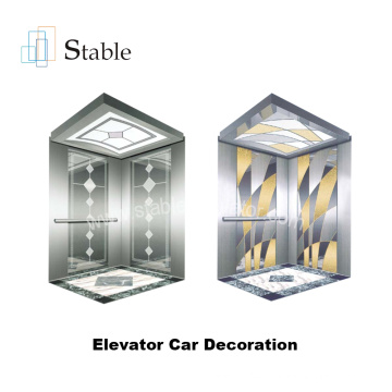 Customized Passenger Elevator Cabin Decoration